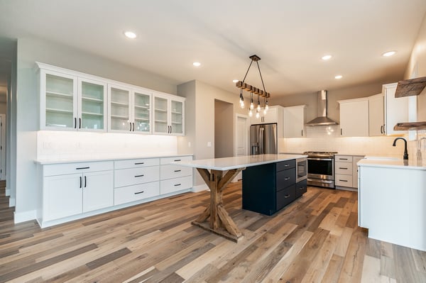 new construction kitchen